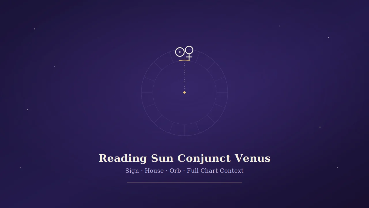 reading-sun-conjunct-venus-synastry